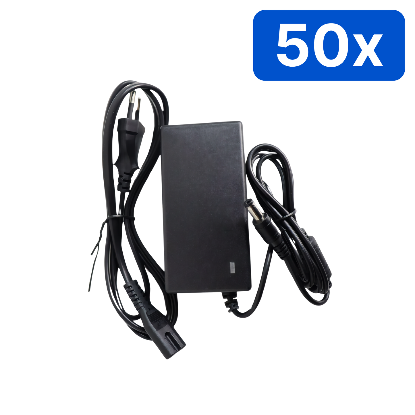 Alimentator YDS 12V 2A, carcasă plastic, cu fir și mufă 5.5×2.1 mm – Bax 50 bucăți