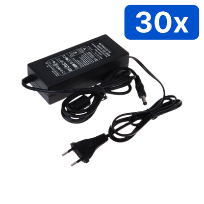 Sursa Alimentare YDS 12V 10A cu fir,carcasa plastic,mufa 5.5x2.1mm – Bax 30 bucăți