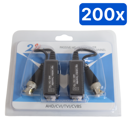 Set Video Balun protecție interferențe și descărcări electrice până în 8MP – Bax 200 bucăți