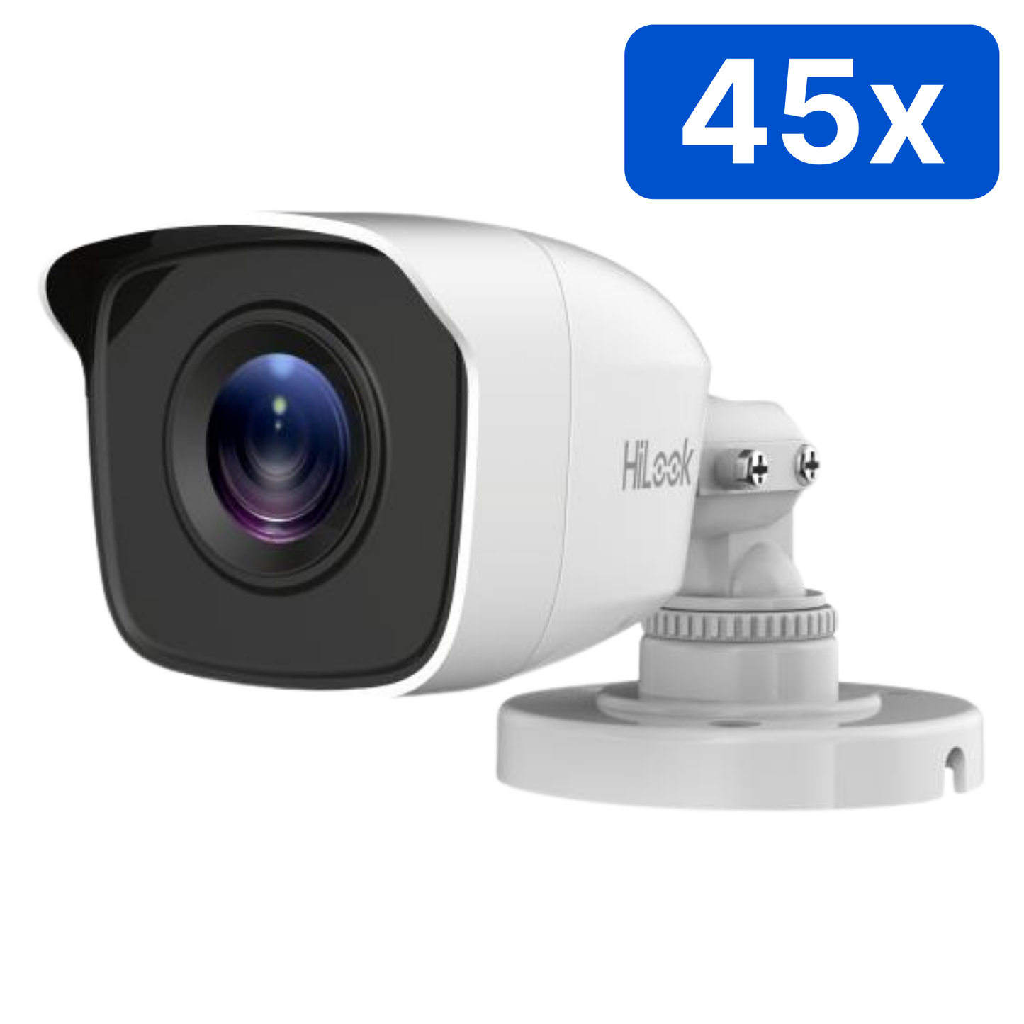 Cameră Analog Hikvision HiLook, 2MP, Lentilă 2.8mm, IR 20m, IP66, Plastic – THC-B120-P(B) – Bax 45 bucăți