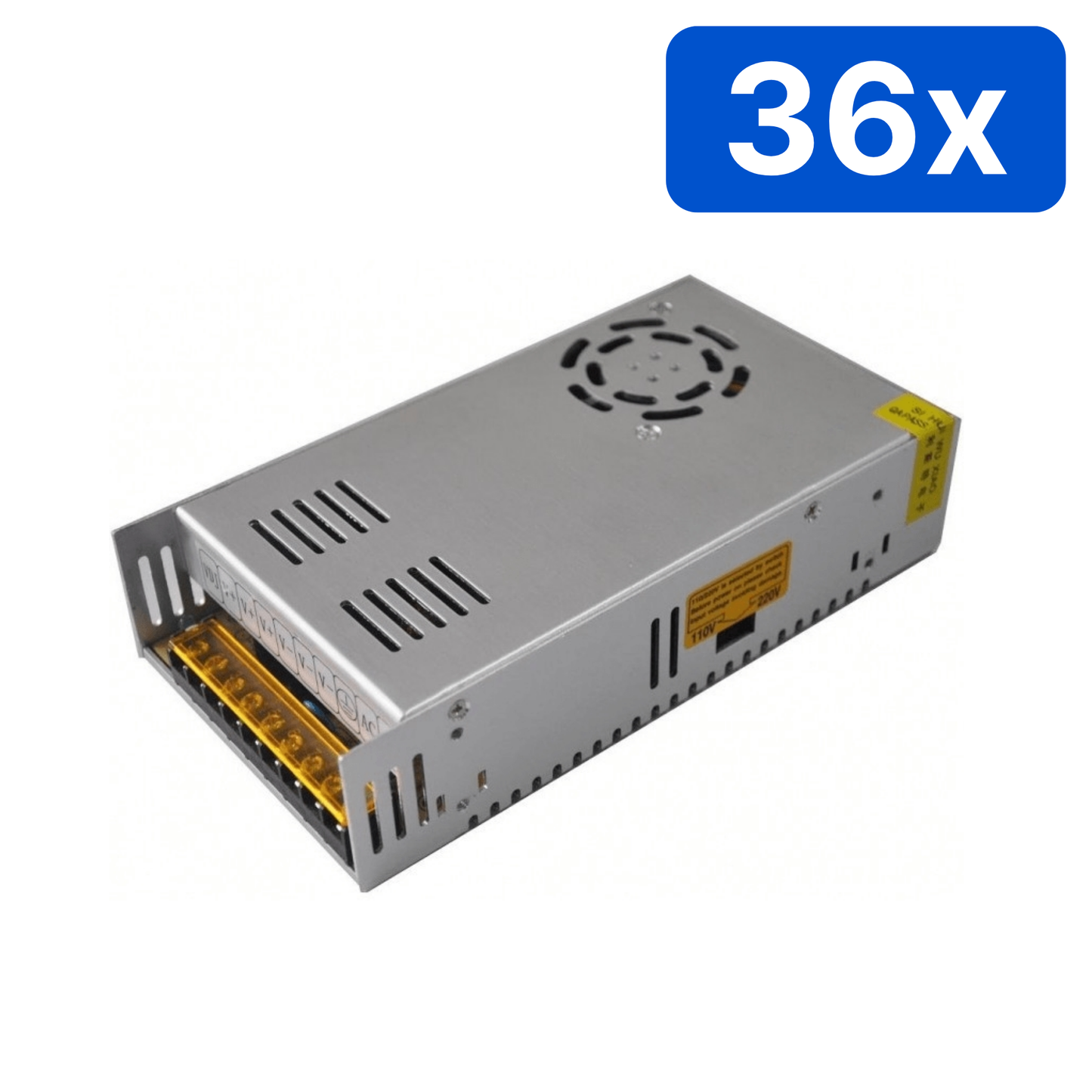 Sursă alimentare profesională YDS 12V 30A, comutație, carcasă metalică cu ventilator – Bax 36 bucăți