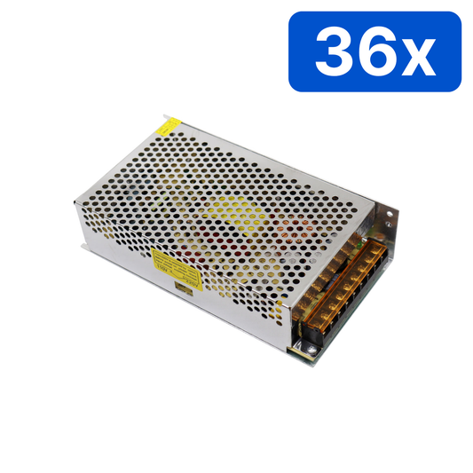 Sursă alimentare profesională YDS 24V 10A, comutație, carcasă metalică perforată – Bax 36 bucăți